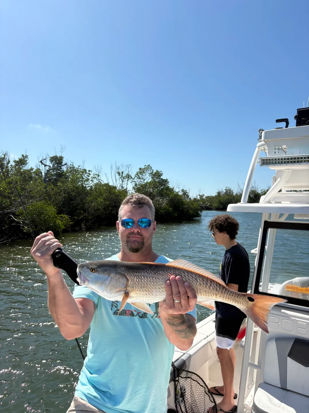Fishing day by the water