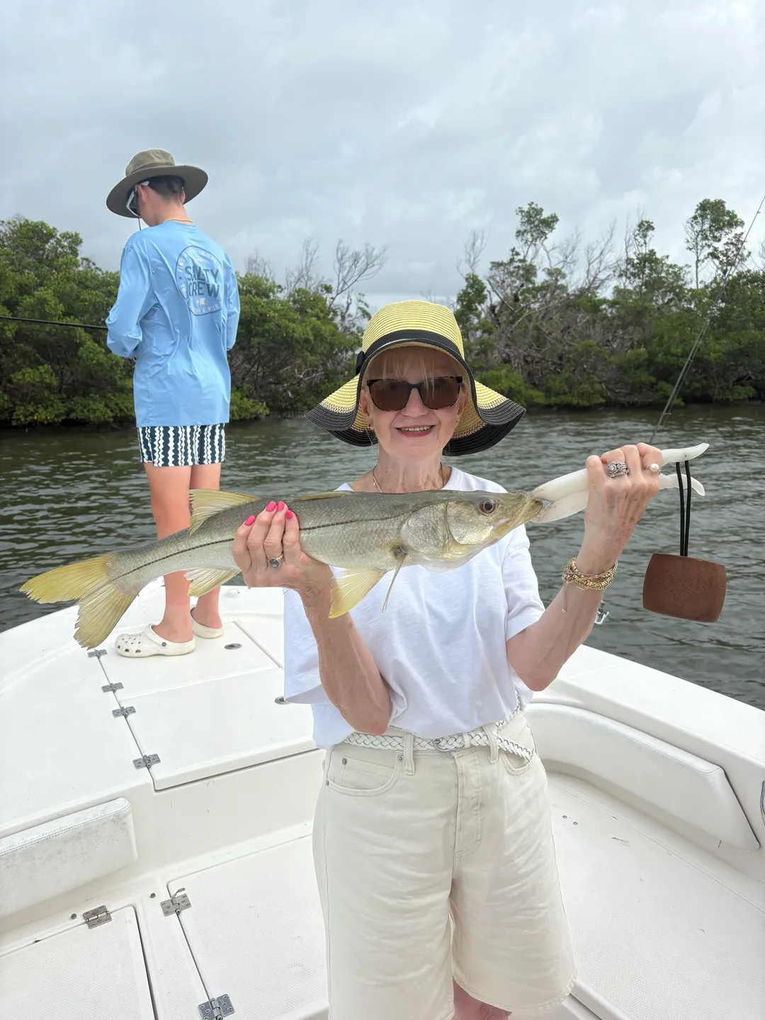 Fishing day on a boat